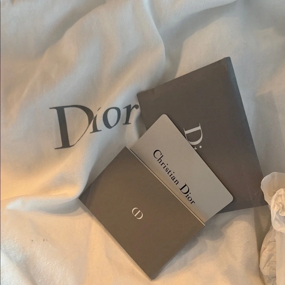 LIKE NEW Dior Blue Oblique Medium Saddle Bag - Picture 8 of 11